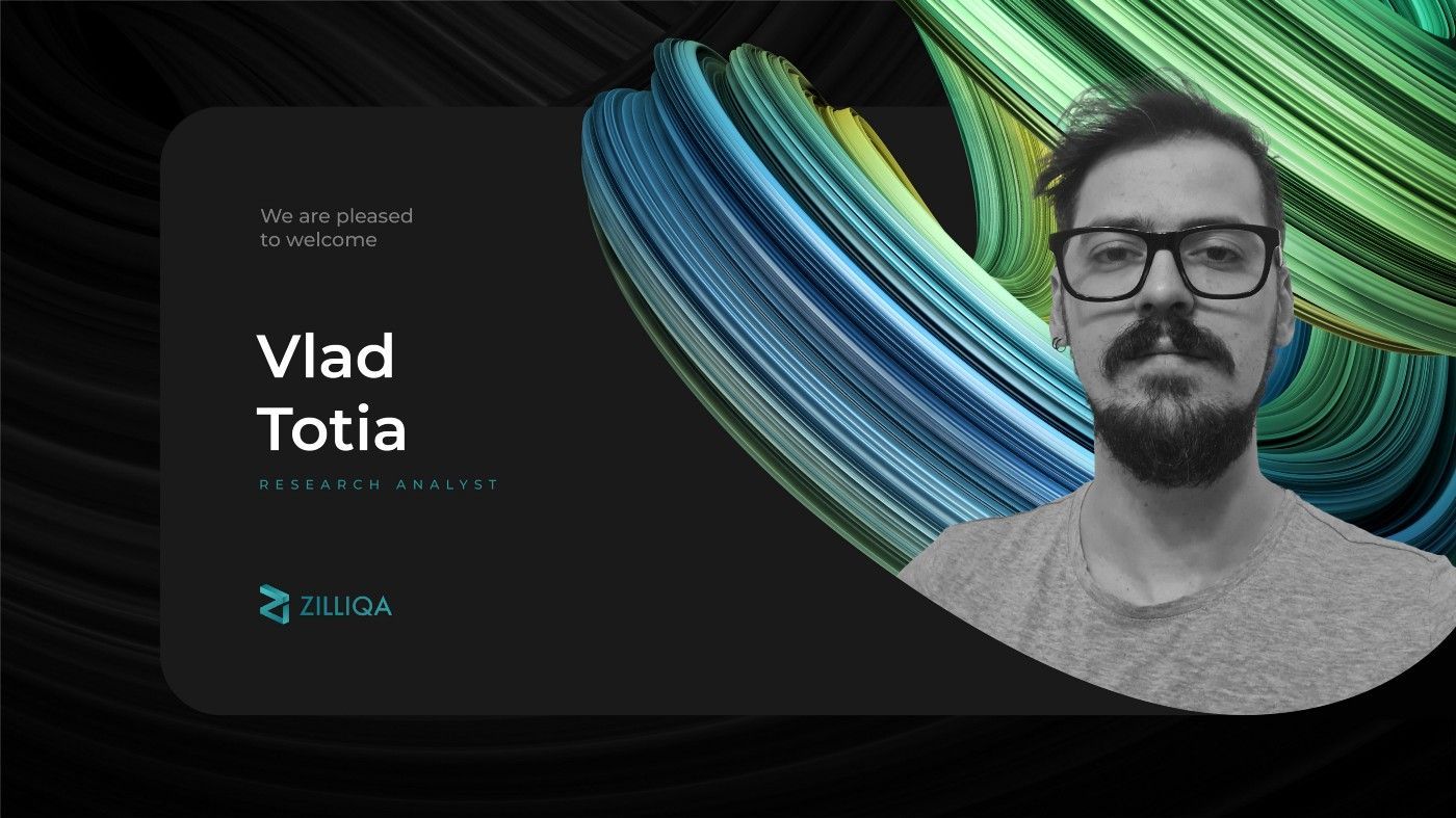 Vlad Totia appointed Research Analyst as Zilliqa builds out R&D capabilities for data-driven growth strategy