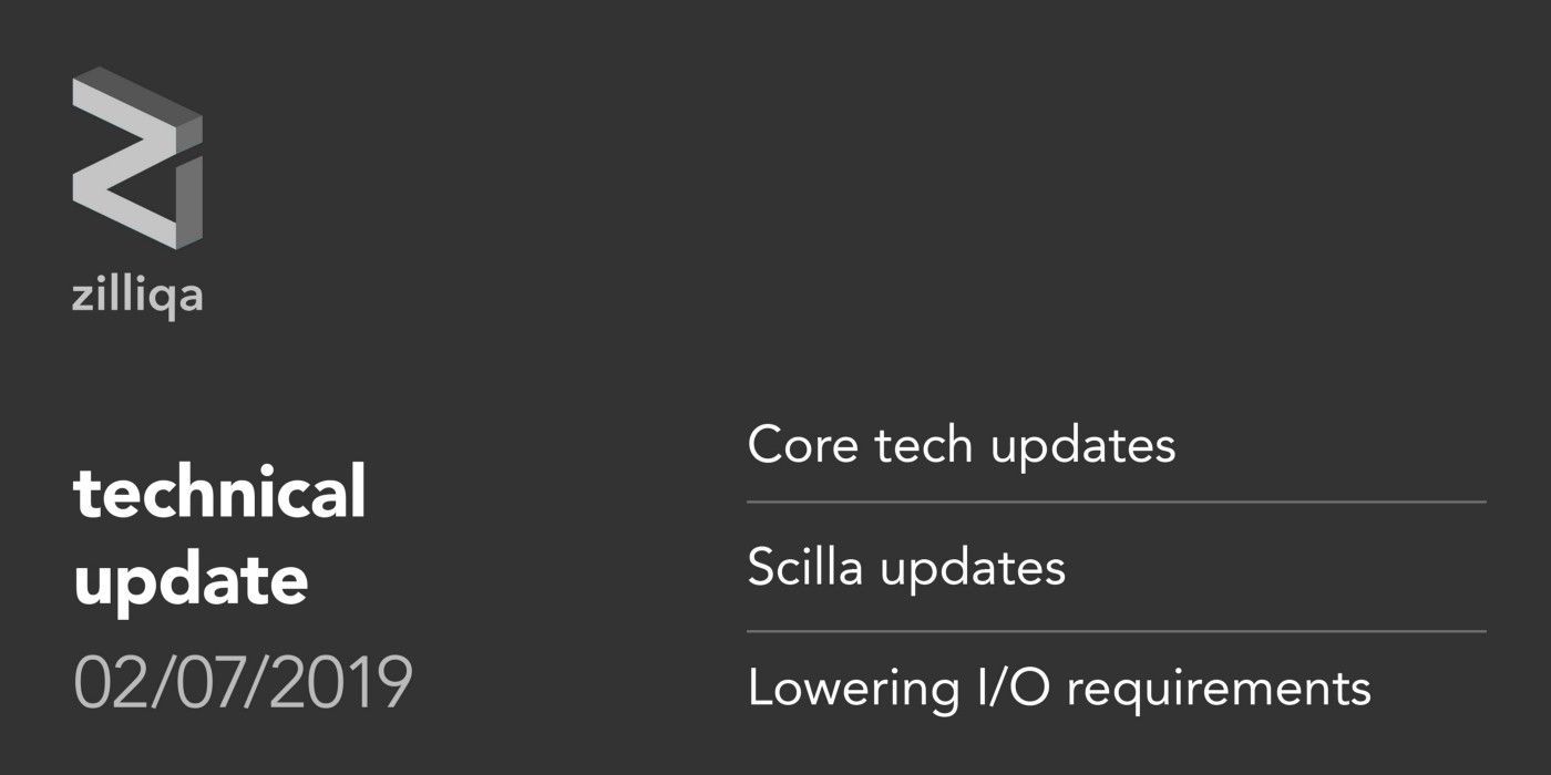 Zilliqa Technical Update — 2 July 2019