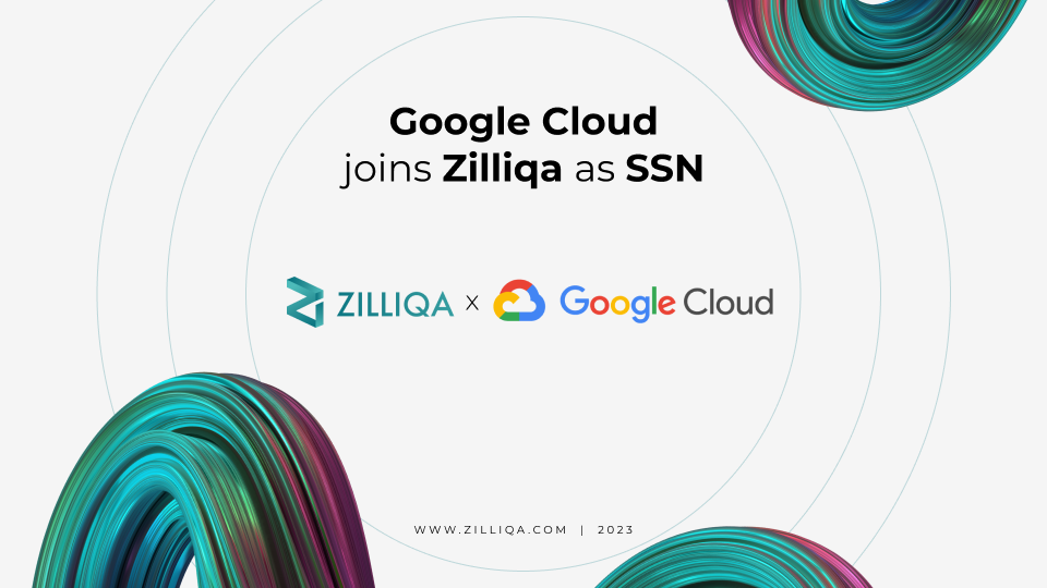 Google Cloud joins Zilliqa as Staked Seed Node operator