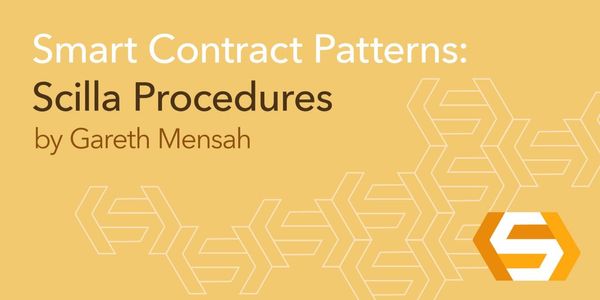 Smart Contract Patterns: Scilla Procedures