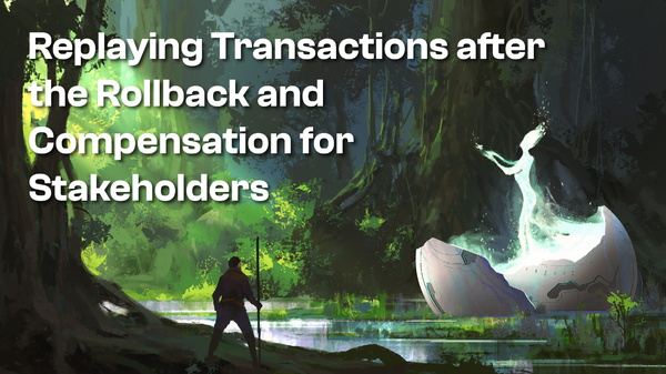 Latest network update: Replaying transactions after the rollback and how this impacts compensation for stakeholders