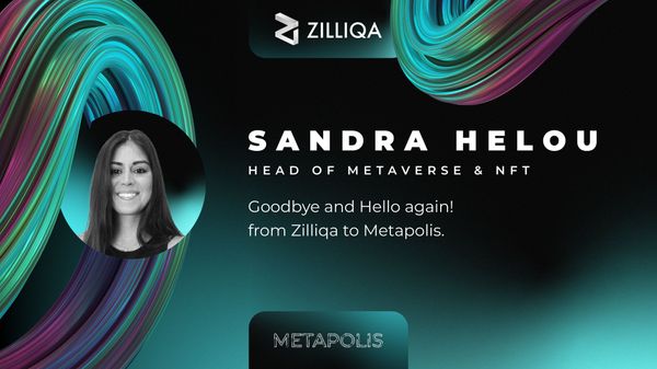 Sandra H: Goodbye And Hello Again! From Zilliqa To Metapolis