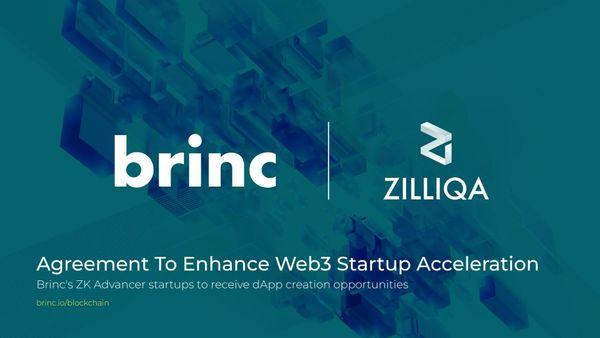 Press Release: Zilliqa signs agreement with Brinc, offering dApp creation opportunities to ZK Advancer accelerator startups