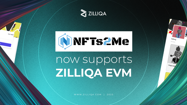 NFTs2Me adds support for Zilliqa EVM