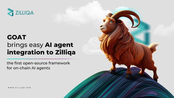 GOAT brings easy AI agent integration to Zilliqa